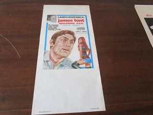 LOCANDINA ORIGINALE JAMES TONT OPERAZIONE U.N.O. LANDO BUZZANCA 1971 - Picture 1 of 2