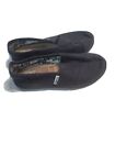 Tom's Canvas Kids Black Slip On Shoes 1 Youth