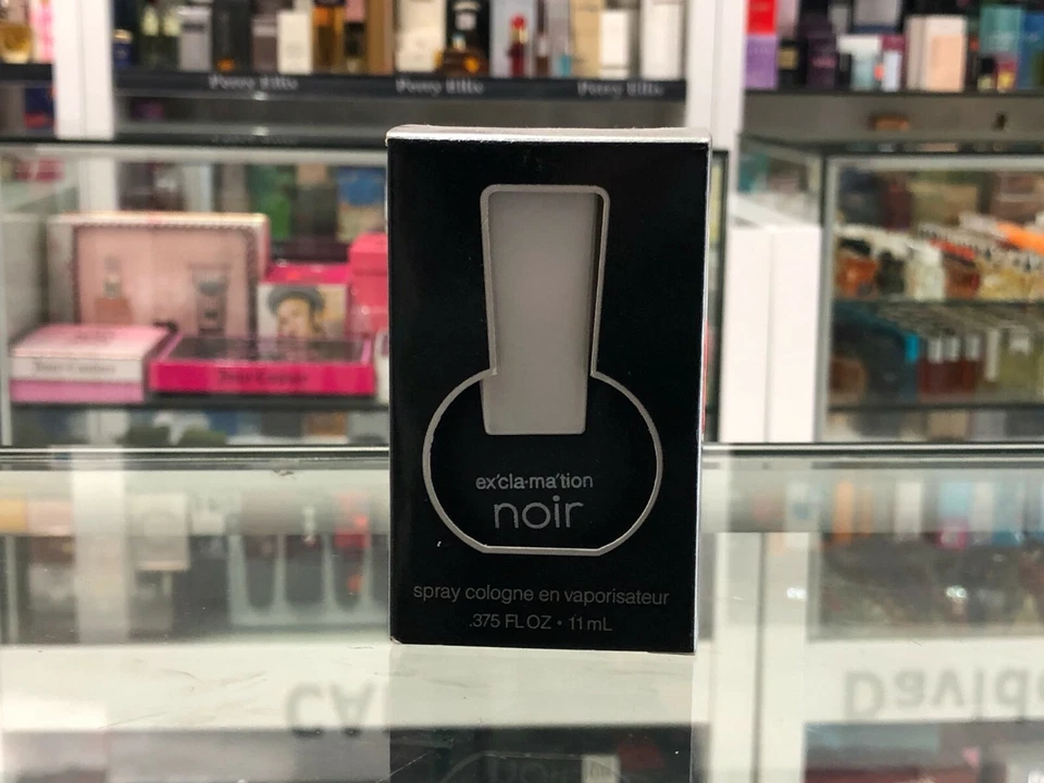 EXCLAMATION NOIR SPRAY COLOGNE EN VAPORISATEUR 11 ML BY COTY CLASSIC (NOS) - Image 1 of 3