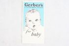 1936 Gerber Baby Food Brochure 9 Strained Foods For Baby Gerber Products Company