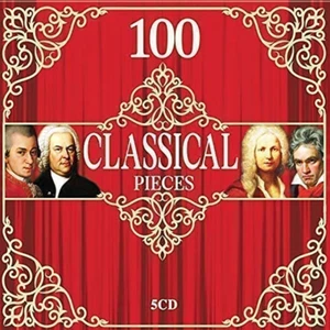 5 CD 100 Classical Music Pieces, Baroque, Classical, Romantic, Piano and Strings - Picture 1 of 2
