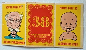 1960'S TOPPS NON-SPORTS CARDS *SET BREAK* FOLDEES #38 OF 55 EX-EXMT RANGE (AS)1 - Bild 1 von 2
