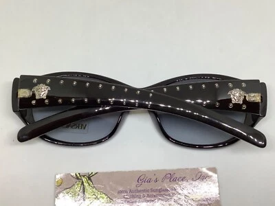 VINTAGE VERSACE BLACK MEDUSA ON TEMPLE SUNGLASS MOD.436 COL.451/482 - Image 1 of 4