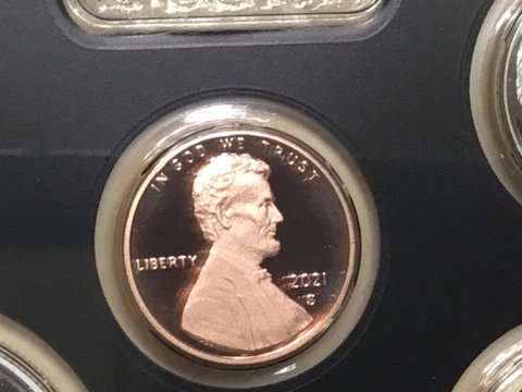 2021 S Lincoln Shield Penny Cent Gem Proof. Nice ungraded but high grade coin! Cover
