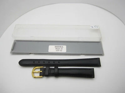 NOS Debeer Europa Sierra Leather Handcrafted Watch Wrist Band Strap (12mm) Z53 - Image 1 of 3