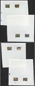 Zambia 1989 Frogs and Bats COMPOSITE MASTER PROOF SHEETS on glossy plastic (x4) - Picture 1 of 1