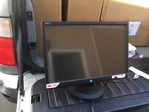 NEC AS192WM AccuSync 19" Widescreen LCD Monitor built in speakers with Stand - Picture 1 of 4