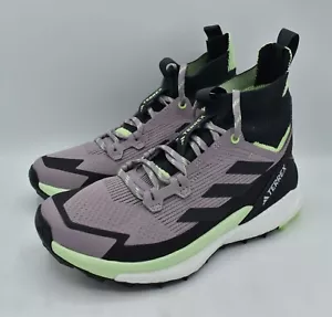 Adidas Terrex Womens Size 8 Free Hiker 2 Fig Carbon Green Mid Hiking Boots - Picture 1 of 9
