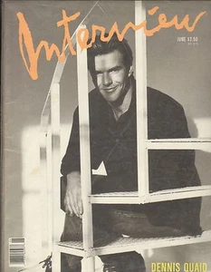Interview Magazine--June 1989--Dennis Quaid-----20 - Picture 1 of 1
