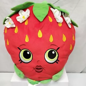 Almohada de felpa SHOPKINS Strawberry Kiss 16" alce usada en excelente estado - Imagen 1 de 10