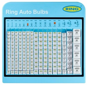 RING® 12V Bulb Display Stand Kit Rack H1 H3 H4 H7 55W - 175 Single Bulbs ERU175 - Picture 1 of 1
