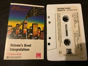 Motown's Great Interpretations cassette Album HTF retro RNB SOUL black music - Picture 1 of 2