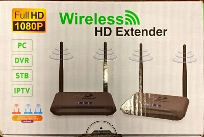 BMOSTE Full HD 1080P Wireless Extender Wireless Hdmi Transmitter bis 200m Übertr - Bild 1 von 4