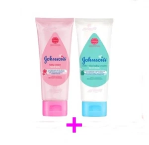Crema bambino Johnson's 2x50g + crema latte cura pelle viso e corpo ammorbidisce più a lungo J&J - Foto 1 di 24
