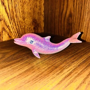 🔍 Barbie Ricambio Rosa Scintillante Delfino Merliah Racconto Sirena 4,5" Glitter - Foto 1 di 4