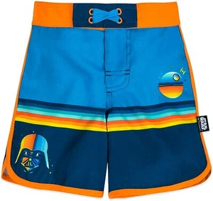 Star Wars Swim Trunks Shorts Boy Size 7/8 - Picture 1 of 2