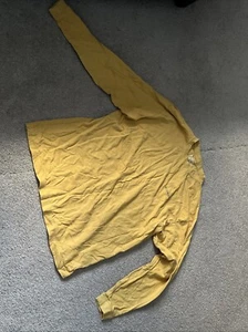 Columbia Large Activewear Mustard Yellow Long Sleeve T Shirt Clothing Top Men - Picture 1 of 4