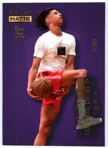 Ousmane Dieng 2022 Wild Card Matte Chase Purple MB-57 /200 Oklahoma City Thunder - Picture 1 of 2