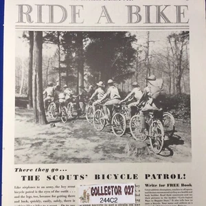 Boy Scout Ride A Bike Bicycle Patrol Add 244C2 - Picture 1 of 4