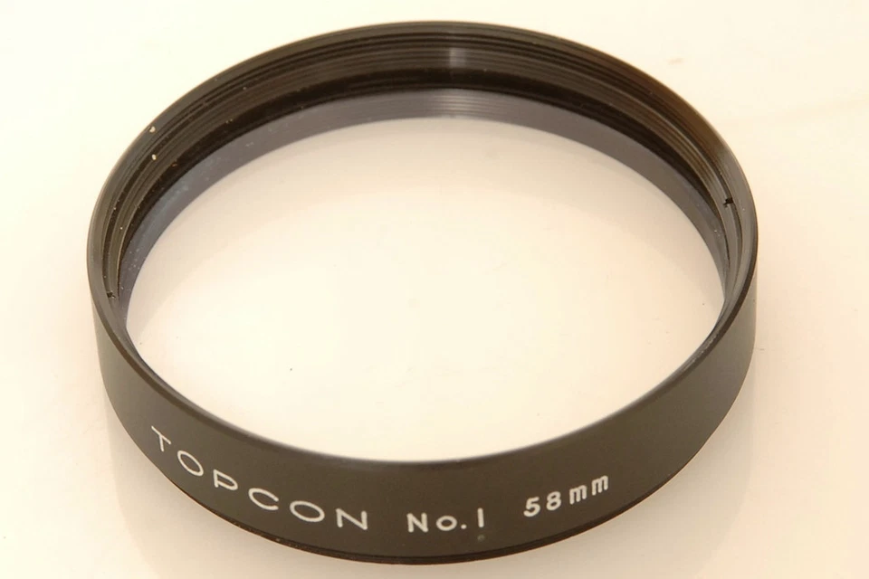 ✅ TOPCON, TOPCOR FILTER, LENS 58MM NO.1 CLOSE-UP, MACRO, MAKRO, PORTRAIT LENS - Image 1 of 1
