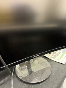 Samsung LC24F392 24 inch 1080p Curved LED Monitor SET OF TWO - Picture 1 of 3