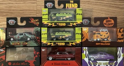 M2 Machines Halloween 6 Car Set - + 1/750 Ford Econoline Chase - Image 1 of 4