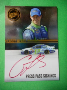 Casey Mears 2014 Press Pass Signings Authentics #13 RED Autographed Card PPS-CM - Picture 1 of 3