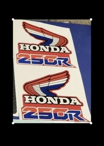 1986 HONDA ATC 250R RADIATOR GAS TANK  SHROUD Stickers Decals OEM MAIER KXT PRO  - Picture 1 of 1