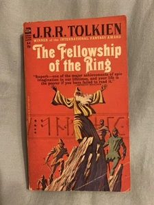 The Fellowship of The Ring, J.R.R. Tolkien 1965 Ace Books Vintage GREAT SHAPE! - Picture 1 of 7