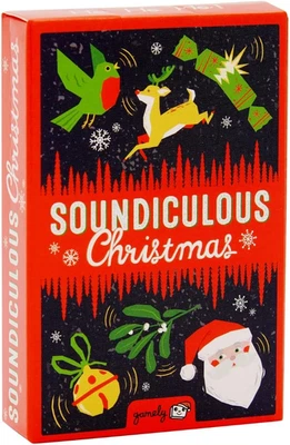 8 YEARS AND UP Soundiculous Christmas: A Fun Family Party Game of Festive Sounds
