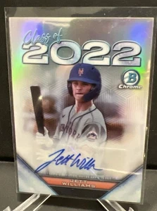 Jett Williams Auto /250 SP Class of 2022 Bowman Draft New York Mets PLEASE READ - Picture 1 of 4