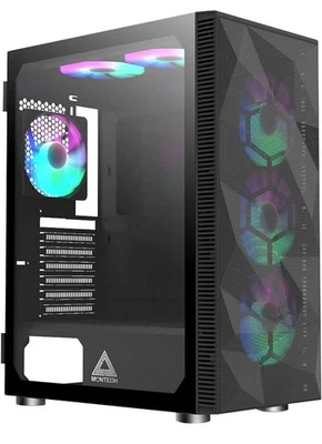 PC Gaming Case, USB3.0, Door Open Tempered Glass Side Panel, - Image 1 of 4