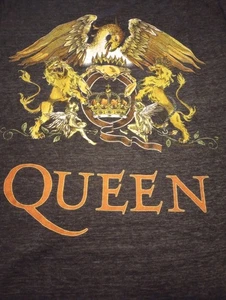 Queen Official Classic Crest T-shirt black adult Lrg - Picture 1 of 3