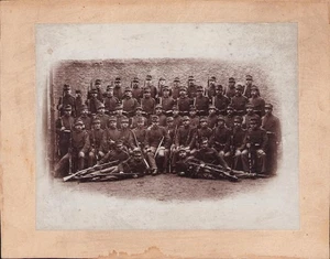 Original WWI Austro-Hungarian Group Photo Named Czech Uhřínově - Picture 1 of 3