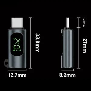 USB C Adapter 2er Pack mit Smart LED für 240W zur Leistungs- und Spannungsregel - Bild 1 von 15