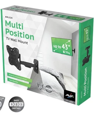 AVF Superior Multi-Position Up To 43 Inch TV Wall Bracket AHL224 - Image 1 of 4