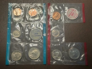 1970 Uncirculated Coin Set No Kennedy (Partially Complete) - Picture 1 of 2