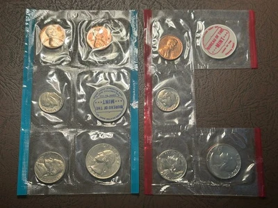 Juego de monedas 1970 sin circular sin Kennedy (parcialmente completo) Foto 1 de 2