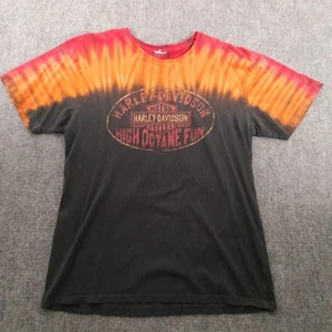 Harley Davidson T Shirt Herren L Mehrfarbig Batik Bradenton Motorräder Biker - Bild 1 von 7