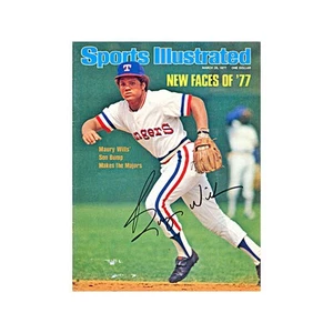 Bump Wills Rangers handsigniert März 1977 Sport illustriert (JSA COA) - Bild 1 von 3