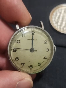 1941 Longines Military Watch 12.68 Cal E.F. Co Caseback Overwound Beutifil... - Picture 1 of 7