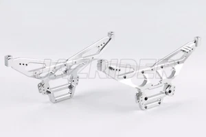 Jazrider Aluminum Main Chassis Side Plate(Silver) Axial AX10 Deadbolt/Ridgecrest - Picture 1 of 1