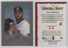 2002 Donruss Diamond Kings Silver Foil /400 CC Sabathia #40
