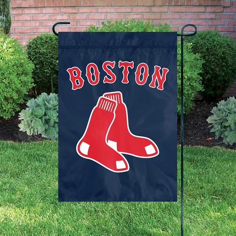 BOSTON RED SOX GARDEN MINI FLAG APPLIQUE EMBROIDERED PREMIUM HEAVY WEIGHT NYLON Cover