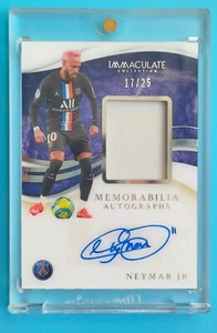 2020 Panini Immaculate Soccer Neyamr JR Match-Worn Patch Auto 17/25 - Bild 1 von 2