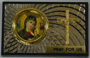 Our Lady of Perpetual Help, Magnetic Car Plaque or Memo Holder 7733 - Picture 1 of 2