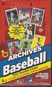 Topps Archives 2019 béisbol caja de pasatiempos sellada de fábrica - Imagen 1 de 1
