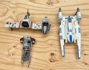 Lotto 3 Micro Macchine Star Wars Navi Veicoli Collezione Toy Figure Hasbro - Foto 1 di 8