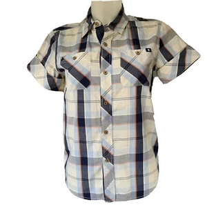 Boy’s Lucky Brand Original Size Medium Short Sleeve Button up Front Shirt - Picture 1 of 12