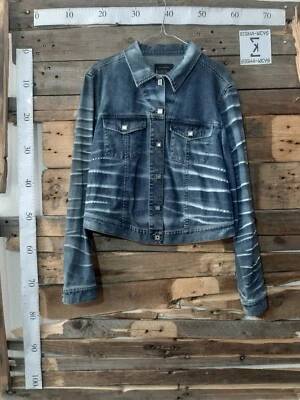 LAVIE GIUBBINO JEANS CAPPOTTO GIACCHE JACKET DONNA WOMAN BLU COTTON 48 A270F Foto 1 de 4